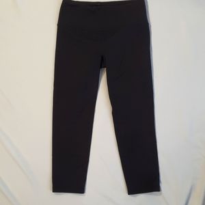 Victoria Secret 2/3 Black Legging Small